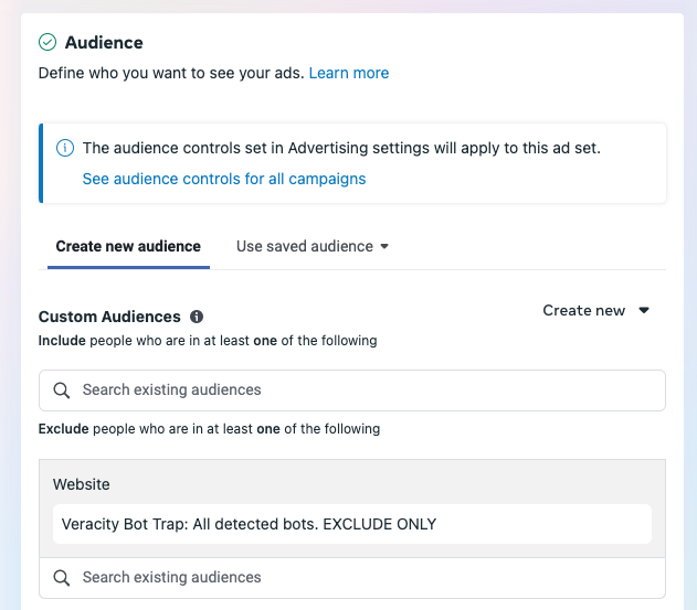 Veracity Meta Audience
